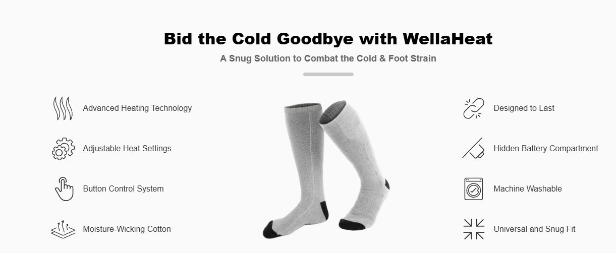 WellaHeat Heated Socks
